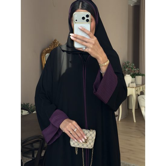 عباية  00659 أنيقة وناعمة بقصه A 