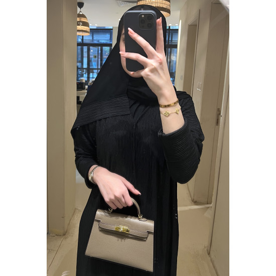 عباية 00416 يومية وعملية بخامة قطن على استرتش 