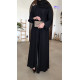 عباية  00530 سادة نص كلوش 
