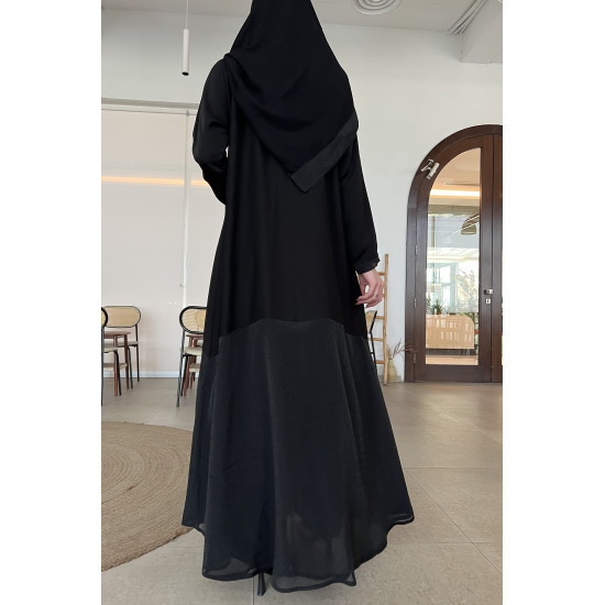عباية  00601 أنيقة وصيفية بقصةA