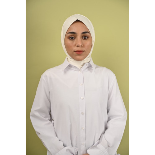 حجاب اوف وايت قطن