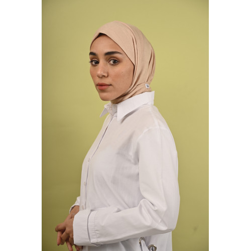 حجاب بيج قطن