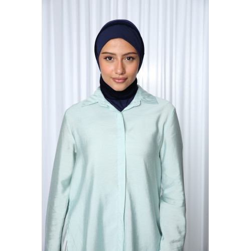 حجاب مخمل كحلي