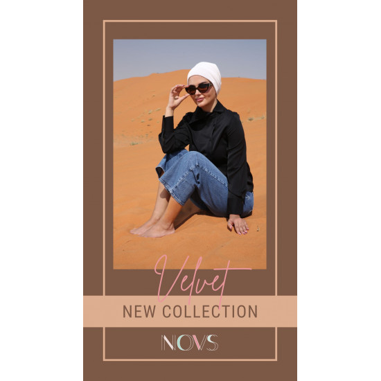 توربان مخمل اوف وايت توربان مخمل اوف وايت