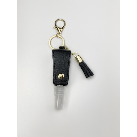 غطاء بخاخ جلد أسود