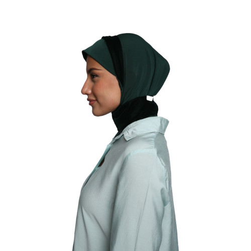 الحجاب المخمل الزيتي 
