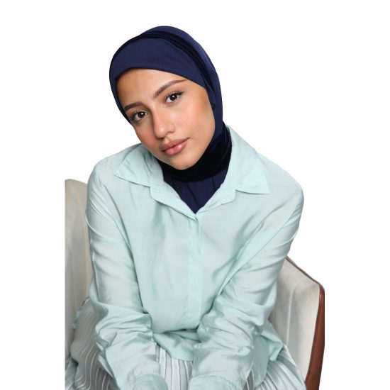 حجاب مخمل كحلي حجاب مخمل كحلي