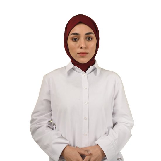حجاب عنابي كوري حجاب عنابي كوري