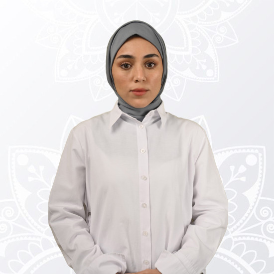 حجاب رمادي كوري حجاب رمادي كوري