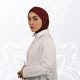 حجاب عنابي كوري حجاب عنابي كوري