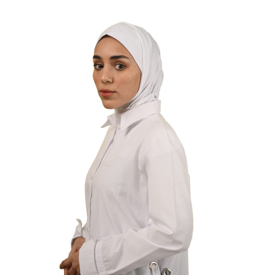 حجاب أبيض قطن حجاب أبيض قطن