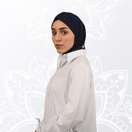 حجاب قطن أسود