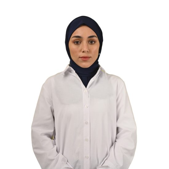 حجاب قطن أسود