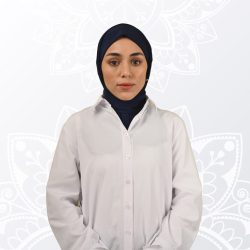 حجاب قطن أسود