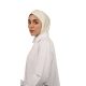 حجاب اوف وايت قطن