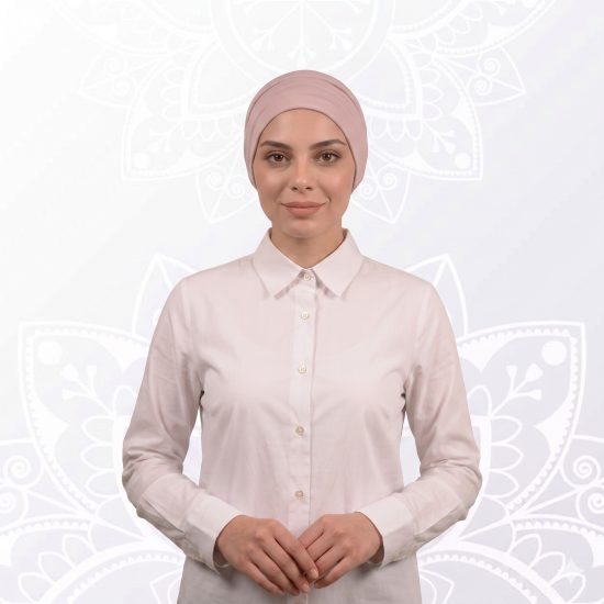 توربان من قطعتين باللون الوردي توربان من قطعتين باللون الوردي