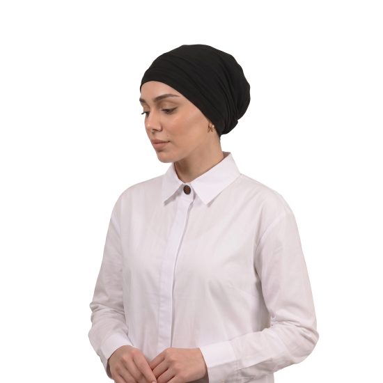 توربان من قطعتين باللون الاسود