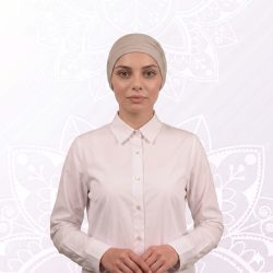 توربان من قطعتين باللون البيج