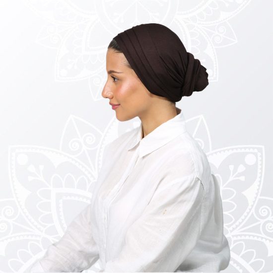 Brown Bun Turban