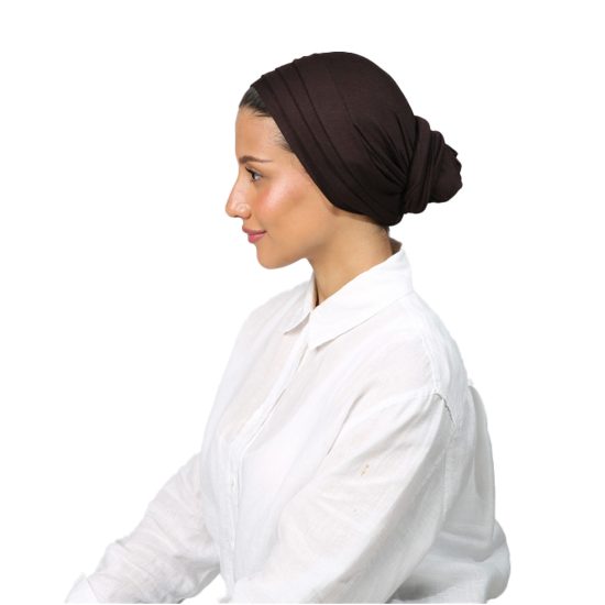 Brown Bun Turban