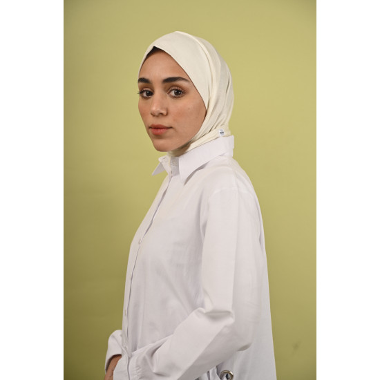حجاب اوف وايت قطن