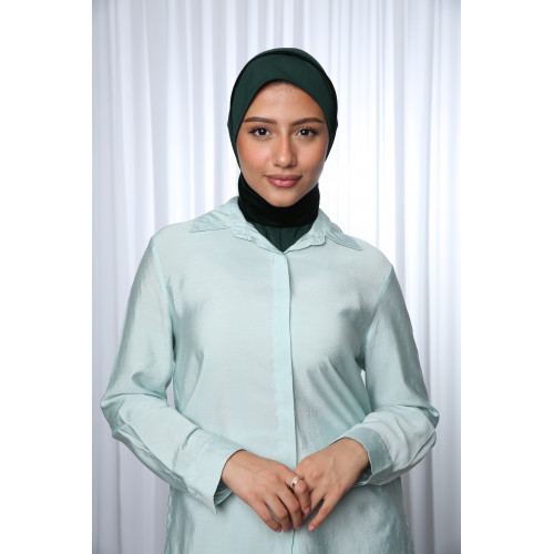 الحجاب المخمل الزيتي 