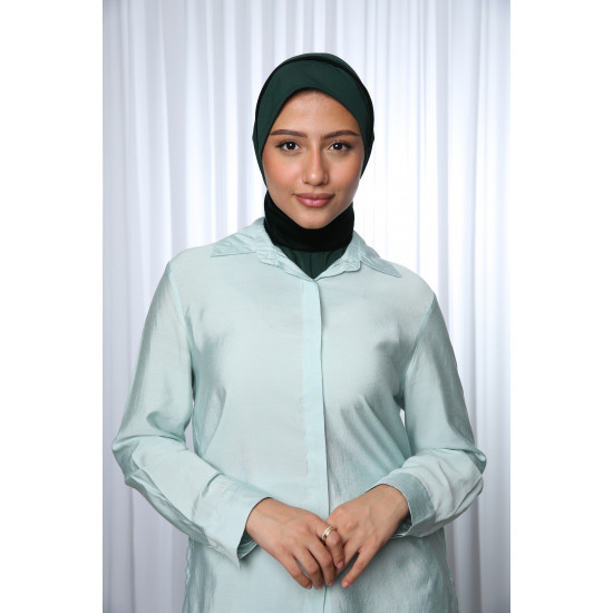 الحجاب المخمل الزيتي 