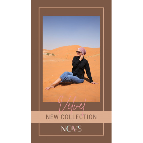 توربان مخمل وردي توربان مخمل وردي