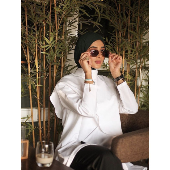 حجاب قطن زيتي