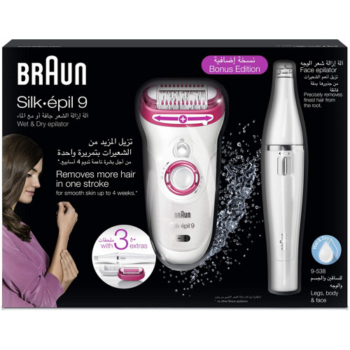 مكينة سيلك ابيل  9  لإزالة الشعر من براون 9-538
