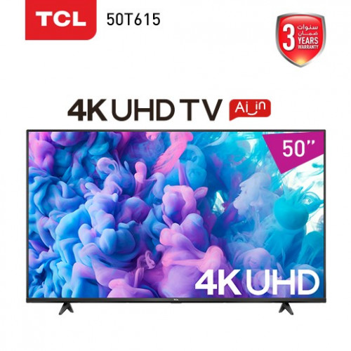 شاشة - تي سي ال – 50 بوصة – 50T615