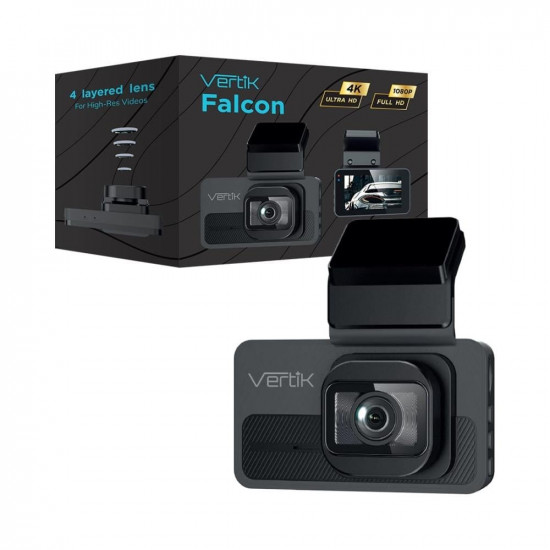 فيرتك - داش كام إماميه 4k وخلفيه 2k+ذاكرة 64GB تعمل 24 ساعة فيرتك - داش كام إماميه 4k وخلفيه 2k+ذاكرة 64GB تعمل 24 ساعة