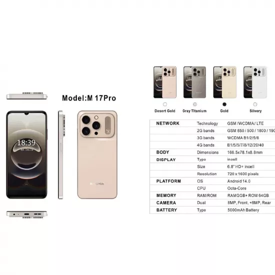  iPhone 17 Pro max 64GB / 128GB  M-horsee 