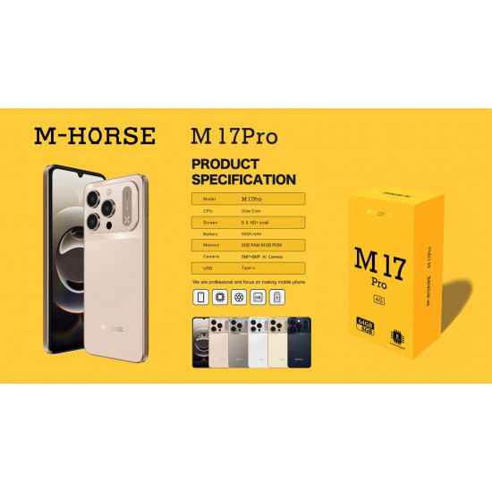  iPhone 17 Pro max 64GB / 128GB  M-horsee 