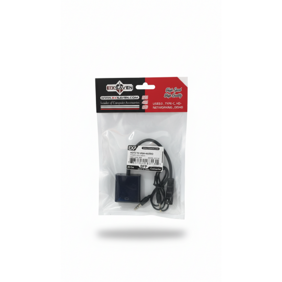 محول إكس سافن من HDTV إلى VGA مع صوت محول إكس سافن من HDTV إلى VGA مع صوت