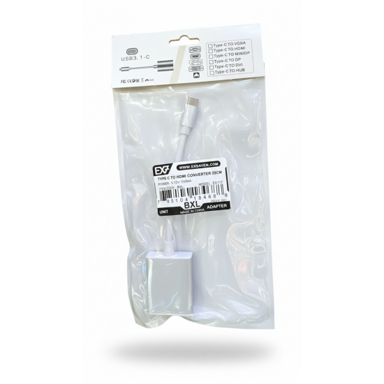 محول إكس سافن من تايب سي إلى HDMI