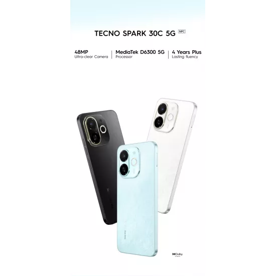 هاتف Tecno Spark 30c 5G هاتف Tecno Spark 30c 5G