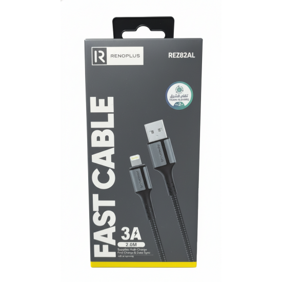 شاحن RENOplus RP.REZ82AL USB iPhone  متر 2.0
