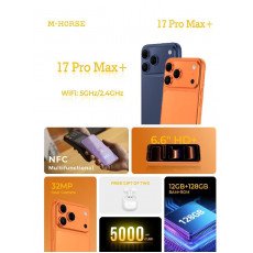 شبيه ايفون جوال 256 M-Horse 17 promax يدعم تقنية NFC