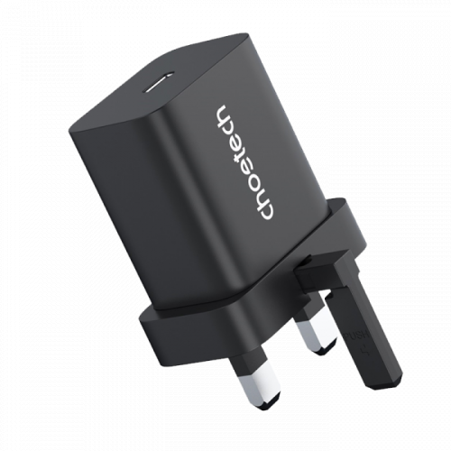 تشويتيك شاحن جداري سريع بمنفذ PD وقوة 20 واط - اسود