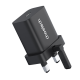 تشويتيك شاحن جداري سريع بمنفذ PD وقوة 20 واط - اسود