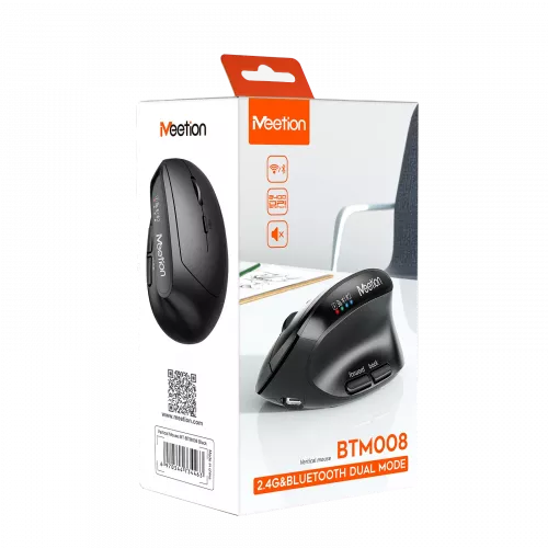 ماوس Vertical Wireless Mouse Meetion BTM008 ماوس Vertical Wireless Mouse Meetion BTM008