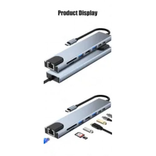 محول يو اس بي-سي 8 في 1 محول يو اس بي-سي 8 في 1