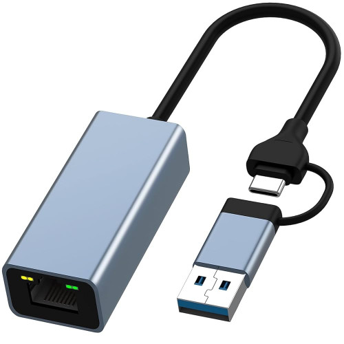 محول إيثرنت USB 2 في 1 محول إيثرنت USB 2 في 1