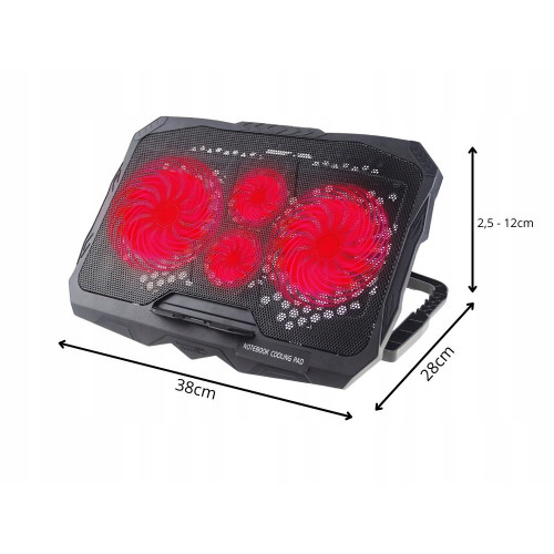 وسادة تبريد للكمبيوتر S18 Notebook Cooling Pad وسادة تبريد للكمبيوتر S18 Notebook Cooling Pad