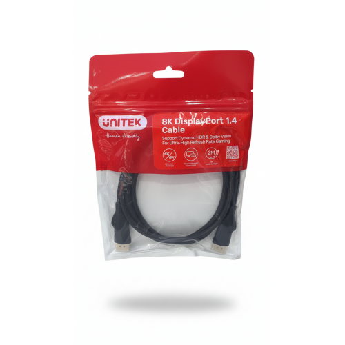 كابل ديسبلاي بورت (DP) UNITEK 8K DisplayPort 1.4 Cable