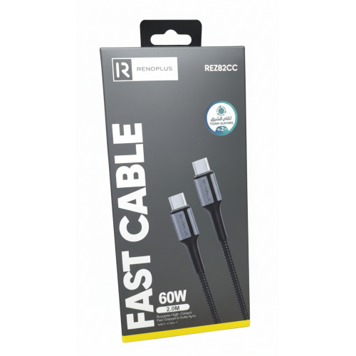 شاحن RENOplus RP.REZ82CC C to C 2.0M شاحن RENOplus RP.REZ82CC C to C 2.0M