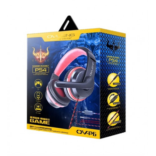 سماعة رأس ستريو للألعاب بإضاءة ليد OVLENG OV-P6 سماعة رأس ستريو للألعاب بإضاءة ليد OVLENG OV-P6