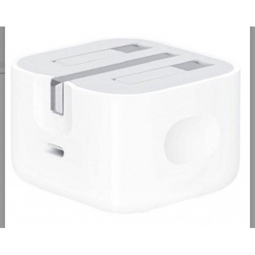 شاحن جداري بمنفذ USB-C من Apple بقوة 20 واط شاحن جداري بمنفذ USB-C من Apple بقوة 20 واط