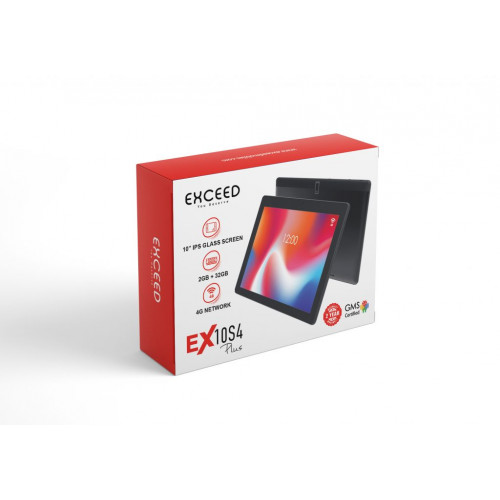 تابلت EX10SL4 بلس بشاشة مقاس 10 بوصة، ثنائي الشريحة، بذاكرة داخلية سعة 32 جيجابايت وذاكرة رام سعة 2 جيجابايت